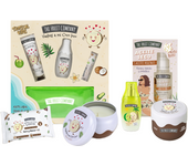 The Fruit Company PACK Coco Loco - Set regalo + Manteca corporal + Vela perfumada + toallitas + Colonia + Aceite Corporal