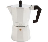Quid Cafetera Aluminio 9 Tazas Asas Baquelita Apto Vitrocerámica Eléctrico Gas