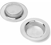 Filtro de fregadero de cocina, filtro de fregadero de acero inoxidable, rejilla de fregadero de cocina, más grueso, diámetro exterior 112 mm/4,4