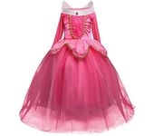 2024 Costumes for Girls Cosplay Princess Belle Mermaid Rapunzel Jasmine Clothes Princess Dress for Girl Cinderella Elsa Dress Up