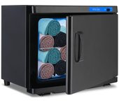 23L Calentador de toallas caliente UV con cámara de aluminio, calentador de toallas de baño con calentamiento rápido para Spa Facial, salón de belleza y cabello, Uso enchufable,Gabinete de desinfección de toallas ultravioleta