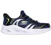 Zapatillas Skechers Meteor Lights para niños en color azul