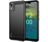 Carbon Fiber Texture TPU Case for Nokia C12 Pro C22 C32 G22 G400 C100 C200 C21 Plus G21 G11 Shockproof Protective Cover Fundas