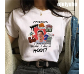 Fashion Friends Tv Show Funny Cartoon T Shirt Women Graphic Best Friends Harajuku T-shirt Korean Style Tshirt Vintage Top Female