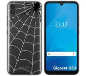 Funda Silicona Transparente para Gigaset GS3 diseño Araña Dibujos