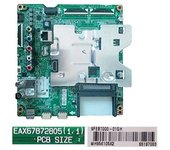 Placa Main LG EAX67872805(1.1), 9FEBT000-01GH 43UK63OOPLB