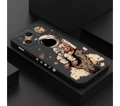 Saturn Cute Child Square Silicone Case For Xiaomi 14 Cases Xiaomi Mi 11 Lite 5G 13T 13 12T 12 Poco M6 X6 X5 X3 F5 Pro C65 Cover