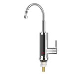 Grifo de la cocina con el calentador de agua sin tanque, exhibición de la temperatura del LED, grifo de la cocina para la cocina, cuarto de baño, caravana, acampando
