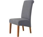 Cubierta De Silla Jacquard Talla XL Stretch Para Comedor Anti Suciedad Fundas De Asiento Modernas Para Bodas Y Cocinas MOV