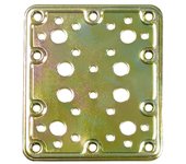 AMIG Placa de Unión 504 160x100mm Acero Bicromatado - AMIG - 88066 Placa de unión Recambios y Accesorios Tornillos Placas Pletinas