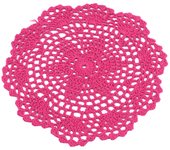 20cm Round Placemat Cup Coaster Mug Kitchen Christmas Table Place Mat Cloth Lace Crochet Tea Coffee Pan Doily Handmade Pad