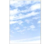 Papel de diseño sigel, DIN A4, 90 g/m², motivo, nubes,