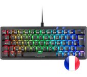 Mars Gaming MKMINIPRO, Teclado Mecánico Ultra-Compacto 60%, Switches Mecánicos Hot-Swappable, Iluminación RGB Chroma, Teclado Gaming Antighosting, Multiplataforma, Switch Silencioso, Idioma Español / Francés/ Italiano / Portugués / US, Negro