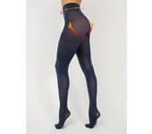 A pair of 80D velvet multicolored autumn standard thickness compression and hip lifting pantyhose