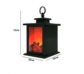 ARISE SHOP-Luz de Llama Decorativa para Chimenea Eléctrica Empotrada Incorporada, con Juego de Leños Efecto Decorativo Negro,USB,funciona con pilas.