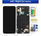 A40 A405F A405FN Super AMOLED Screen Assembly for Samsung Galaxy A40 Lcd Display Digital Touch Screen with Frame Replacement