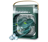 Ventilador de aire acondicionado portátil, minienfriador de aire evaporativo, con luces Led de 7 colores, temporizador de 1/2/3 horas, 3 velocidades de viento.
