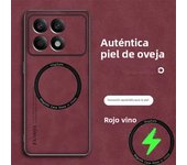 Leather Case For POCO X7 Pro X6/F6/M6 Pro 4G 5G C75 C65 C61 Xiaomi 15 Pro 14/T Pro Ultra Magnetic Magsafe Wireless Charge Cases