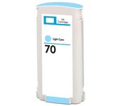Hp 70 cyan light | cartucho de tinta pigmentada compatible - reemplaza