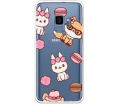 Funda compatible con Samsung Galaxy S9 - Patron Gatos