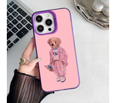 Epc Baron Filou Bear Fashion Phone Case IMD Phone Case For IPhone 16 15 14 13 12 11 Pro Max Plus Color Silver Cover