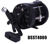 Sougayilang Saltwater Fishing Reels Cast Drum Wheel Trolling Casting Reel Boat Ocean Fishing Reel Round Baitcasting Reel Pesca