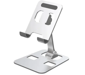 Universal Aluminum Alloy Foldable Desk Phone Holder Mount Stand For iPhone 15 14 Mobile Phone Holder Tablet Desktop Metal Holder
