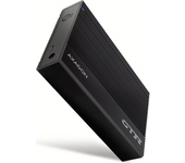 AXAGON EE35-GTR USB-C 3.2 Gen 1 - SATA 6G, Caja para Disco Duro Externo de 3,5", Estriado - Negro
