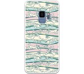 Funda original compatible con Samsung Galaxy S9 - T&J Patrón Pastel