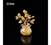 1PC Natural Crystal Macadam Small Tree Reiki Healing Feng Shui Crystal Tree Artificial Bonsai Tabletop Ornaments