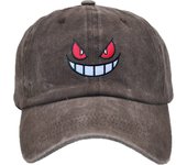 Anime Pokemon Gengar Baseball Caps Snapback Hats Adjustable Sports Caps Hip Hop Hats Trendy Embroidery Solid Color for Men Women