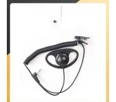 Quansheng UV-K6 D-Shape Tactical Earpiece Headset PTT Mic Earphones Unilateral Headphones For Baofeng Kenwood Radio Accessories