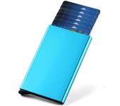 ID Credit Bank Card Holder Wallet Luxury Brand Men Women Anti Rfid Blocking Protected Magic  Slim Mini Small Money Wallets Case