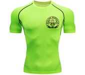 Baki Print Compression Shirts for Men Athletic Quick Dry Tshirts Tees Tops Gym Workout Fitness Undershirts Baselayers Rash Guard
