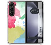 Funda Silicona Antigolpes para Samsung Galaxy Z Fold 5 5G diseño Acuarela 02 Dibujos