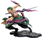 One Piece Action Figure Three-Knife Fighting Skill Roronoa Zoro Anime Model Decorations PVC Toy Gift