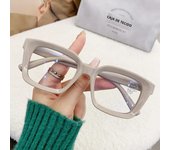 Ins Oversized Square Glasses Anti Blue Light Glasses Large Frame Myopia Glasses Flat Light Glasses Transparent Eyeglasses