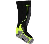 Calcetines marca Campagnolo modelo 3I49374-U901 para kids en color negro/lima