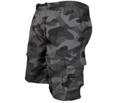Men's Tactical Shorts Summer Casual Jogging Cargo Shorts Loose Multi-pockets Elastic Waist Work Hiking Overalls Short Pants