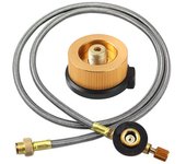 Outdoor Camping Gas Tank Inflation Connection Pipe Extension Line 1M Flat Gas Tank Connection Extension Line