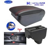 For Peugeot 2008 Armrest Box For Peugeot 208 Car Armrest 2019-2024 Storage Box Retrofit Parts Interior Details Car Accessories