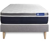 Pack colchón Actilatex confort 90x190cm + Somier, Látex y espuma viscoelástica, 7 zonas de confort