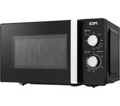 EDM Microondas con Grill 07413 Black Design Negro 1000 W 700 W 20 L