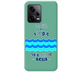 Funda Silicona Líquida Verde para Xiaomi Redmi Note 12 Pro 5G diseño Agua Dibujos