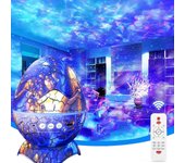 Dinosaur Egg Galaxy Projector - Space Buddy Star Projector Night Light for Kids Adults Bedroom Astronaut Projector with Bluetoot
