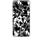 Tumundosmartphone Funda Gel Tpu para Alcatel 1C 2019 diseño Snow Camuflaje Dibujos