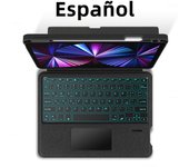 HUWEI Smart Keyboard Magic For iPad 10.2 Inch 9th 8th 7th Pro 11 12.9 Air 5th 4th Air3 10.5 Russian Spanish Voice Magnetic Case