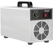 MAGIC SELECT Máquina de Ozono de Acero Inoxidable Certificada CE y ROHS con Temporizador Programable y Ventilación Obligatoria para Purificación de Aire y Eliminación de Malos Olores