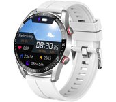 Deportes Bluetooth Hablar Smart WatchBusiness banda de acero inoxidable Hablar WatchECG Watch