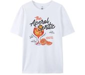 Cotton Women's T-Shirts The Aperol Spritz Retro Cocktail Printing Tee Shirts Comfortable Soft O-Neck Loose Tees Female Clothes